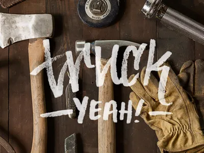 Truck Yeah handlettering lettering marker men photography tools truck typography yeah