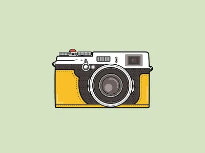 Fujifilm X100 camera fujifilm icon illustration nam viet vietnam x100