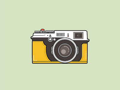 Fujifilm X100 camera fujifilm icon illustration nam viet vietnam x100