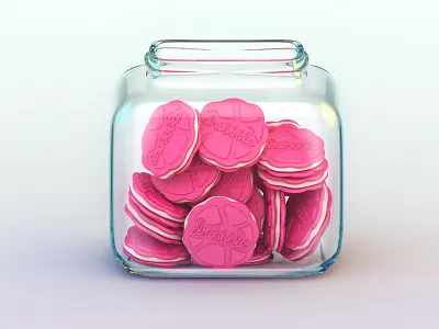 Dribbble cookies app bottle cookies icon ios ios7 jar ux