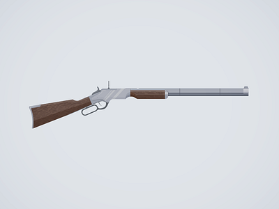 Backwater Rifle armory fallout flat game rifle weapon wood zattberg