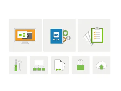 Developer Icons branding developer icons illustration mendix visuals