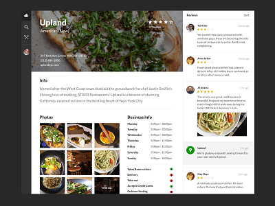 Brand Page - WIP clean design elegant minimal project redesign ui ux white yelp