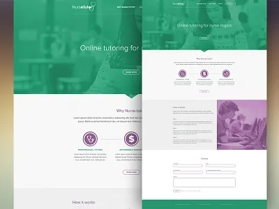 Online Tutoring WIP clean e tutoring education flat nurse responsive tutor tutoring web website