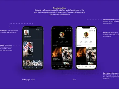 Orsy :: Streaming App Redesign app app ui figma ios ios app redesign toptal ui