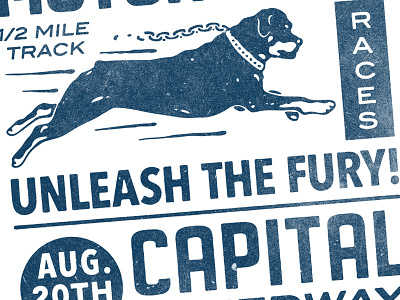 Rott Run design dog motorcycle poster rottweiler t shirt vintage