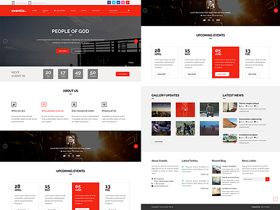 Event Template alamin mir black event light noksha creative red template white