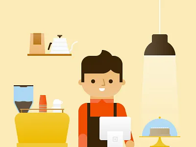 Square Order app coffee gif interface order square squareup