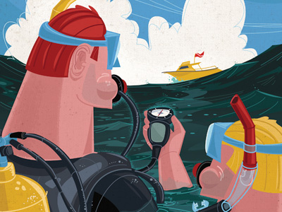Lost and Found diving green ocean scuba water waves