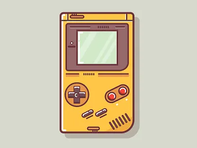 Gameboy game game controllers gameboy gaming icons illustrations nes nintendo super nes