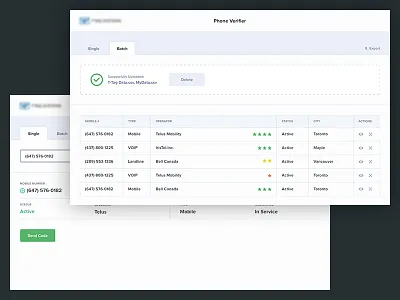 Phone Verifier Flow app clean flow phone rating ui upload ux verifier