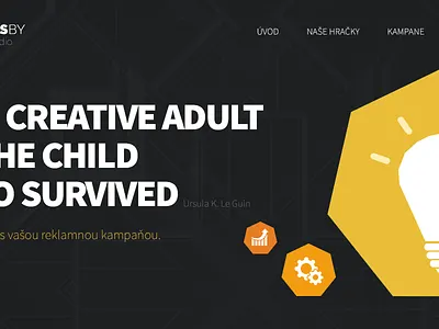 GreatAdsby Webdesign black company site digital ads company greatadsby webdesign yellow