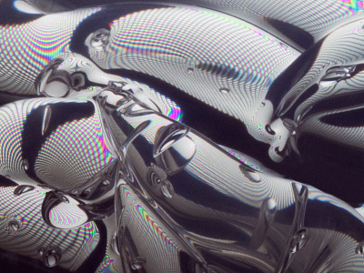 Untitled II (Detail) 2013 art colour digital gel glitch magnasoma prism psychedelic rainbow refraction sci fi