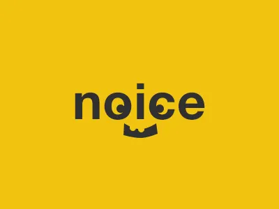 Noice App app design flinto fun mobile new video yellow