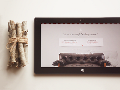 Christmas Landing Page christmas clean coupon designconnected discount holiday landing page vaucher