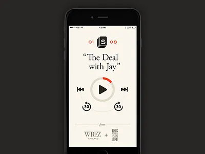 Serial App Idea app serial typography