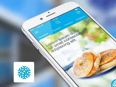 Picard Ios Octavdesign app apple commerce flat frozen ios8 iphone6 menu popup select slide