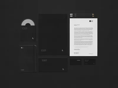 Tochka design studio branding and naming agency black branding corporate flat identity logo minimal mockup moleskine point studio