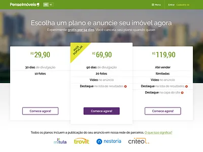 Pricing page faq flat design interface landing page plans pricing tables raleway real estate roboto testimonials ui ux