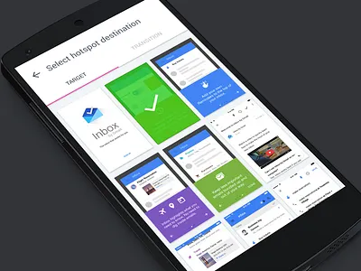 Marvel - Android Material Design App android android app gallery material design project select thumbnail ui
