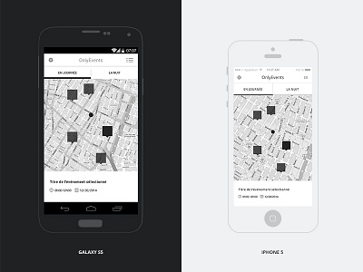 Wireframing in different OS's android design galaxy galaxys5 ios iphone iphone5 os ui ux wireframe