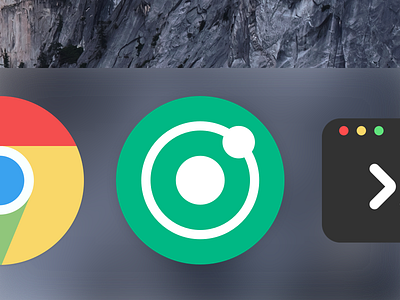 Atom Zion Style Icon apple atom cute design flat icon iconography icons replacement yosemite zion