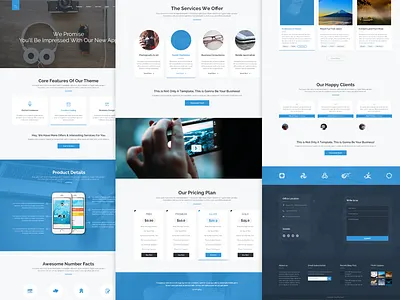 Business & Beauty Design beauty business corporate theme themeforest ui