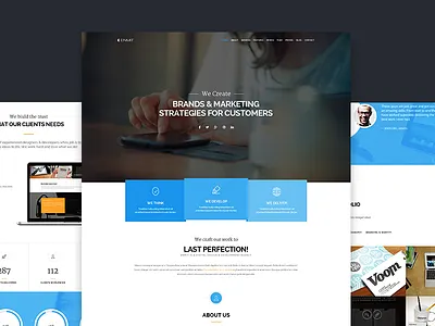 ENMIT - One Page MultiPurpose Parallax landing page onepage parallax pricing table psd template themeforest web design wordpress