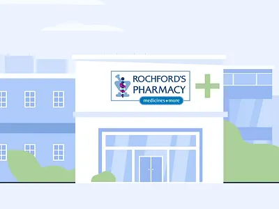 Rochford's Pharmacy 2d animation after effects brand film infographics medical