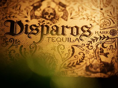 Tequila Box - Close up cards deck disparos guns illustration magic mexico packaging playing cards skulls tequila tuck box