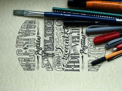 Handwritten Typography custom typography handwritten typography letters typo typography