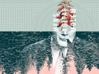 Mens Agitat Molem collage digital illustration