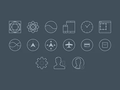 PR Icon Set 1x 2x design icons iconset retina retina icons ui user interface ux web design