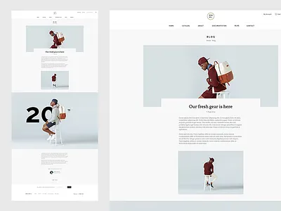 Shop Blog clean ecommerce minimal pixelunion railway shop store theme vollkorn