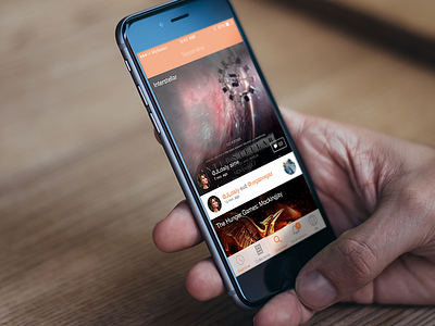 Myseeen app design ios movie theater ui