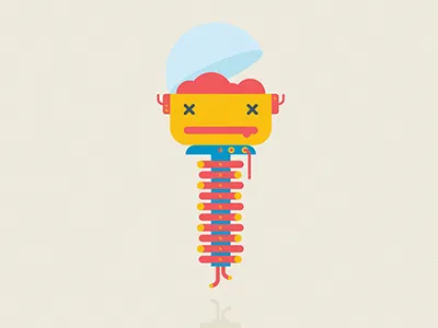 Robots argentina córdoba flat illustration pablo moreno robots vector vector