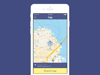 Lugg - Your on-demand mover app appdesign ios productdesign