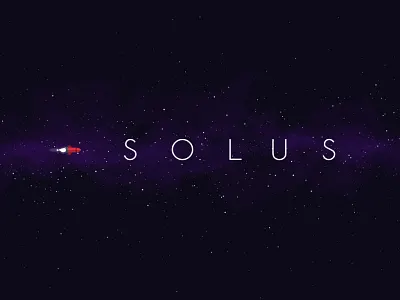 SOLUS Wallpaper 2d 5k 6 animation flat freebie imac iphone plus retina space wallpaper