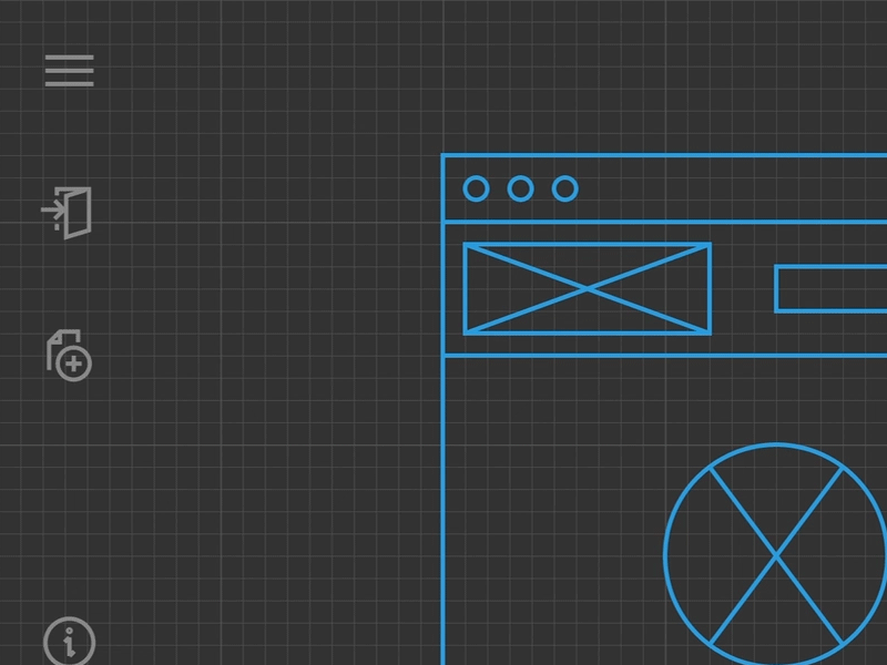 Menu Icon Animation animation hamburger icon menu precursor prototype wireframe