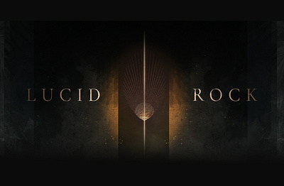 Lucid Rock - A Secret Door towards New Universes brand identity branding graphic design mockup webdesign