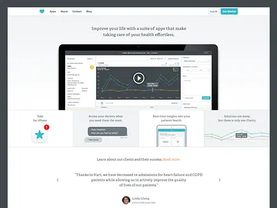 Hart - Homepage iteration css3 html5 responsive web design wordpress