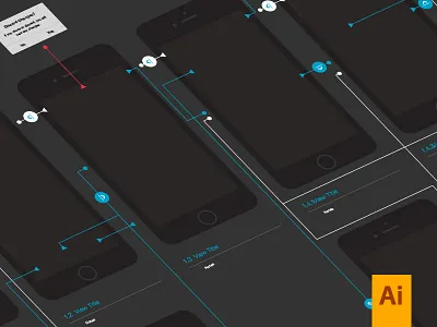 iPhone 6 UX Workflow architecture documentation flow free ai ia process transition ui user journey ux workflow