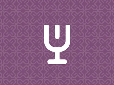 Tasting Wine brand icon logo pattern tongue wine