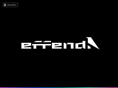 Effendi Band Logo Branding band branding design effend gradient graphic design hightech illustration layout logo metaverse music musicband online ui ux webpage website
