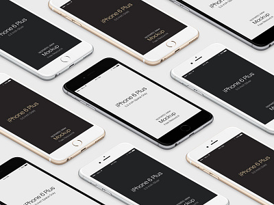 Perspective iPhone 6 Plus PSD 6 iphone plus psd