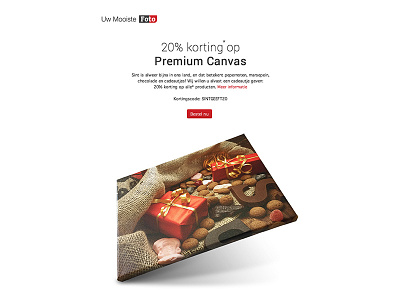 Holiday Sale E-mail concept design email holiday mailchimp photography sale