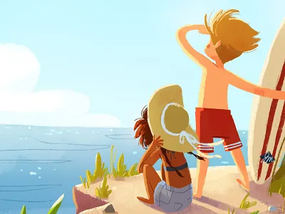 What June Looks Like beach blue california clouds june ocean sky summer surf