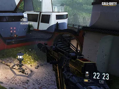 AW HUD Concept clean fps futuristic game graphics gun hud icons minimal shooter weapon