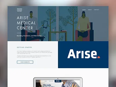 Client Case Study Page design interface interface design ui web design