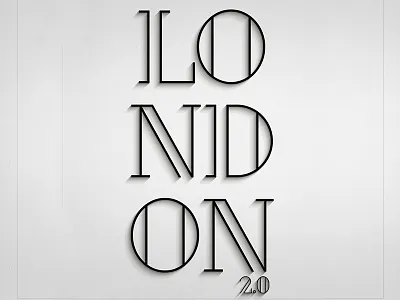 London (Free Font) alphabet color colour experimental font free graphic illustration letters typography